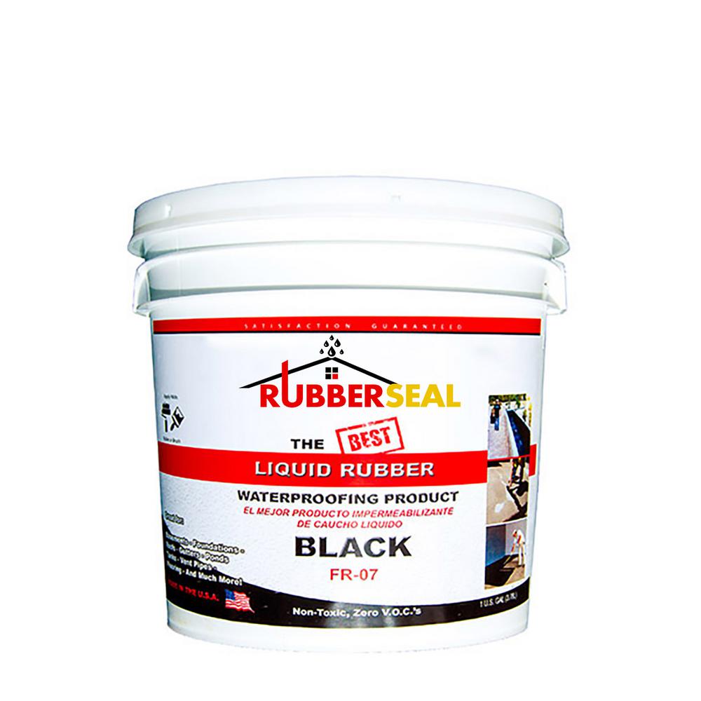Rubberseal 1 Gal Black Liquid Rubber 10005005 The Home Depot
