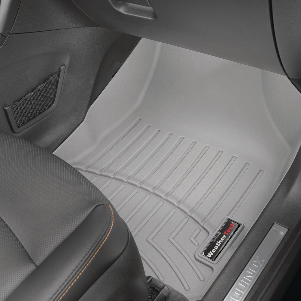 Weathertech Grey Front Floorliner Toyota Corolla 2017 Automatic Trans Only 4611091 The Home Depot