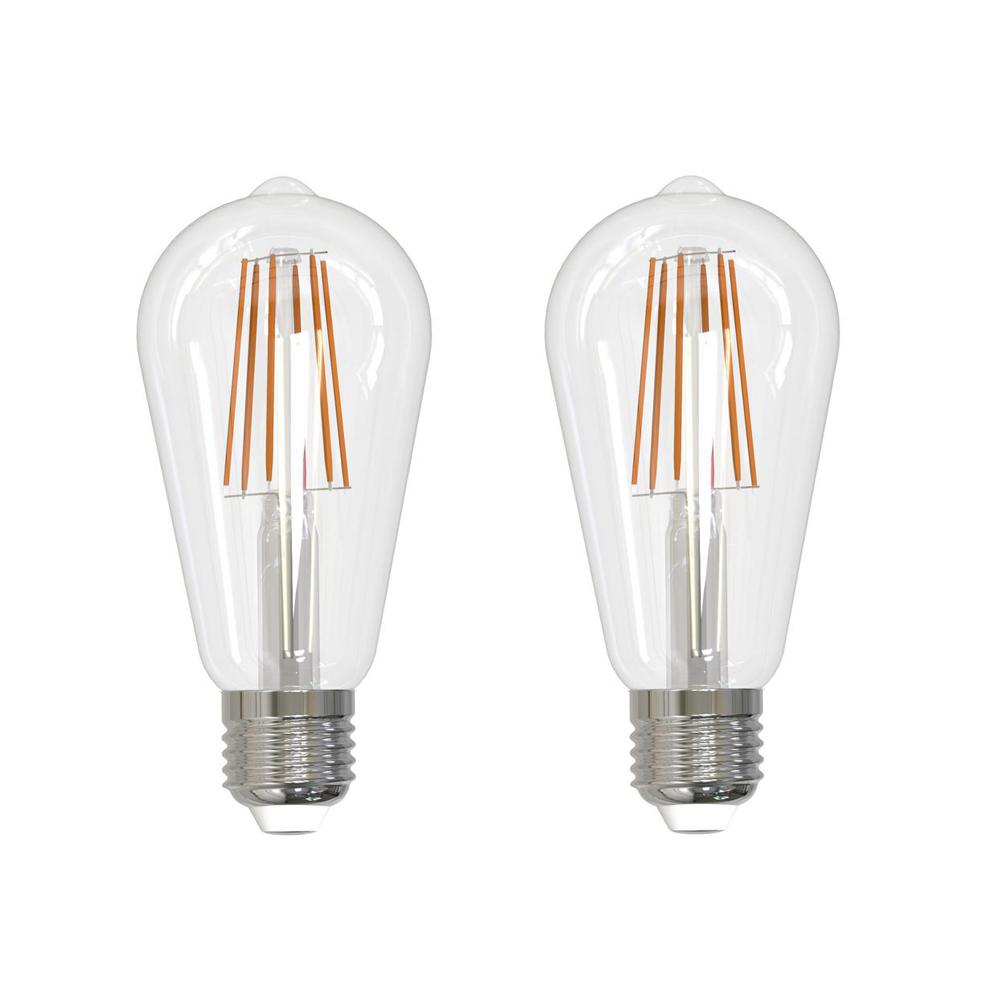 Bulbrite 60 Watt Equivalent Warm White Light St18 Dimmable Bulbrite 60 Watt Equivalent Warm White