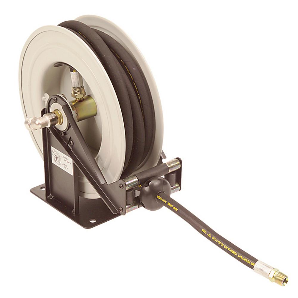 Liquidynamics Powder Coated Steel Compact Oil Hose Reel4300325L The