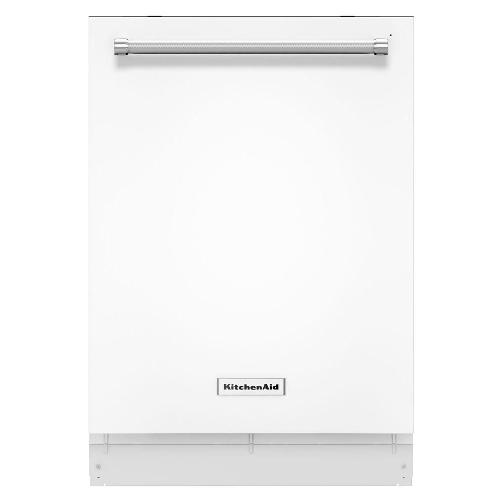 KitchenAid Top Control Dishwasher in White with ProScrubKDTM404EWH