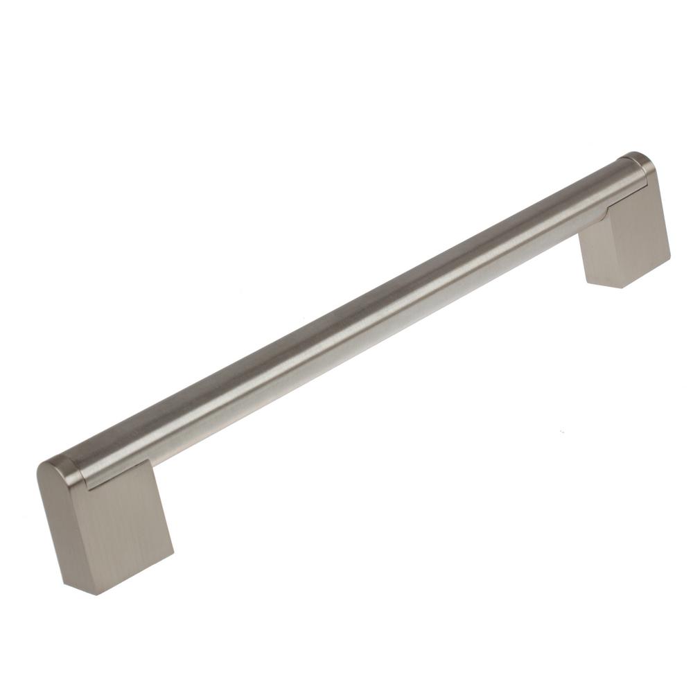 GlideRite 7-5/8 inch CC Stainless Steel Finish Round Cross Bar Cabinet Pulls... by GlideRite
