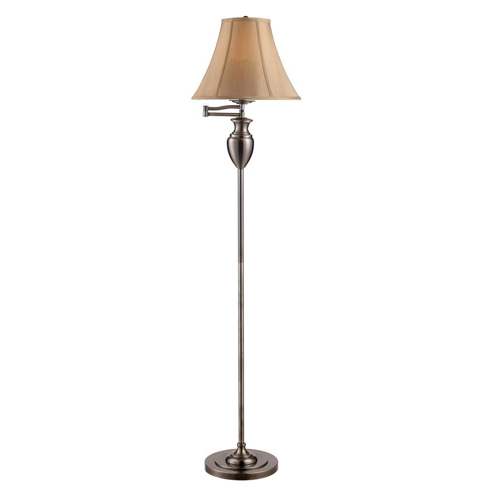 Tulen Lawrence 60 5 In Black Nickel Incandescent Floor Lamp Cli Black Nickel Incandescent Floor Lamp