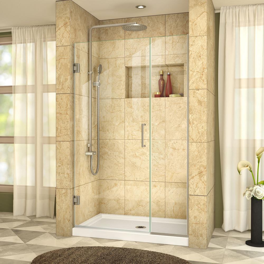Dreamline Unidoor Plus 40 In To 1 2 X 72 Frameless Unidoor Plus 38 1 2 In To 39 X 72