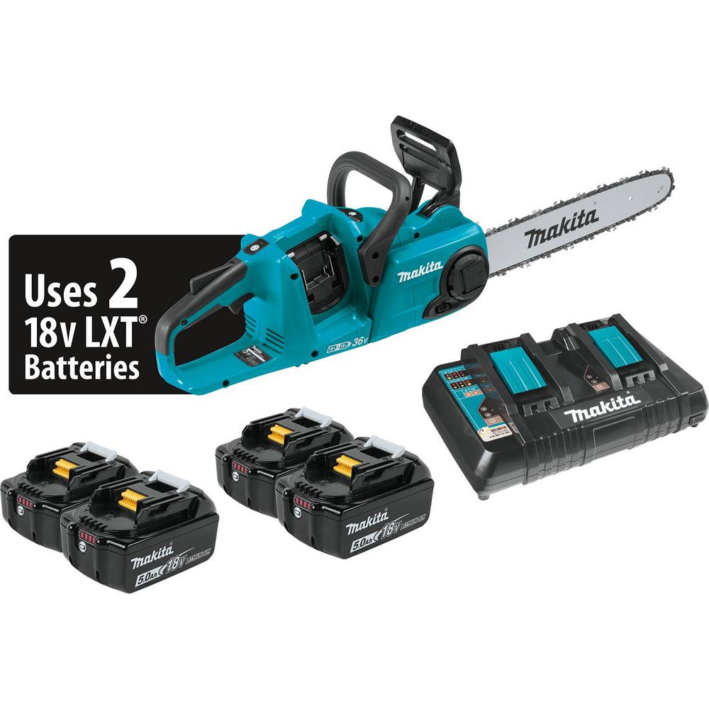 Makita 14 inch 18-Volt X2 (36-Volt) LXT Lithium-Ion Brushless Cordless Chainsaw... by Makita