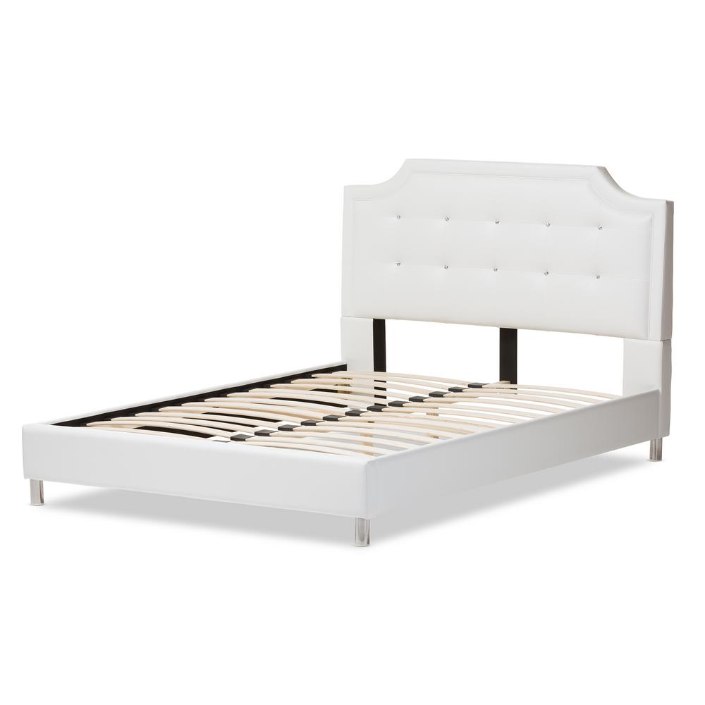 Baxton Studio Carlotta White Queen Upholstered Bed 28862 5190 Hd 6 Baxton Studio Carlotta White Queen Upholstered Bed
