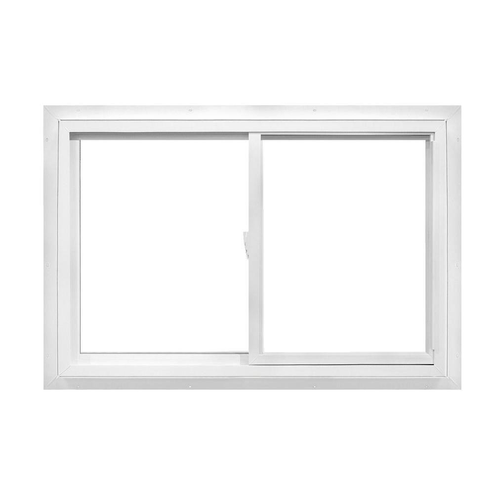 American Craftsman 60 in. x 47 in. 50 Series RightHanded Sliding White