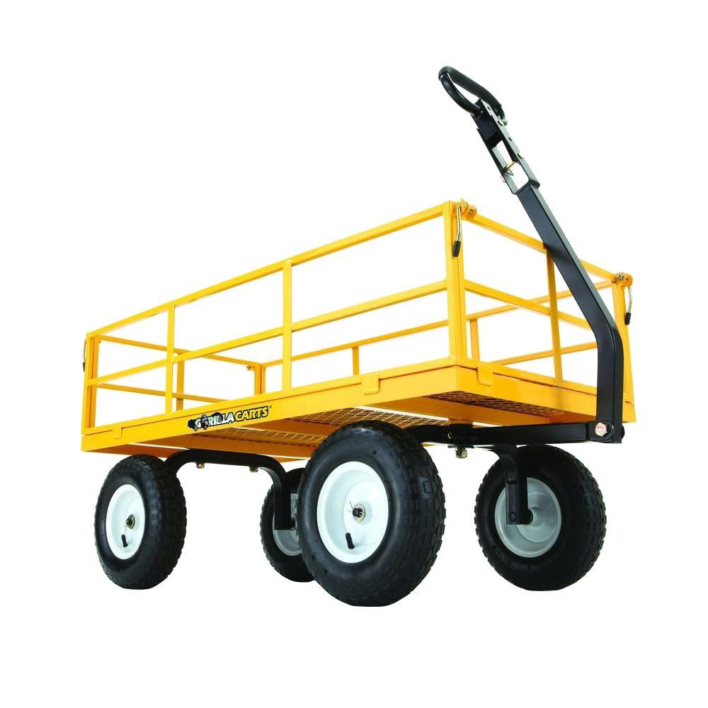 Gorilla Carts 1,200 lbs. Heavy Duty Steel Utility Cart by Gorilla Carts
