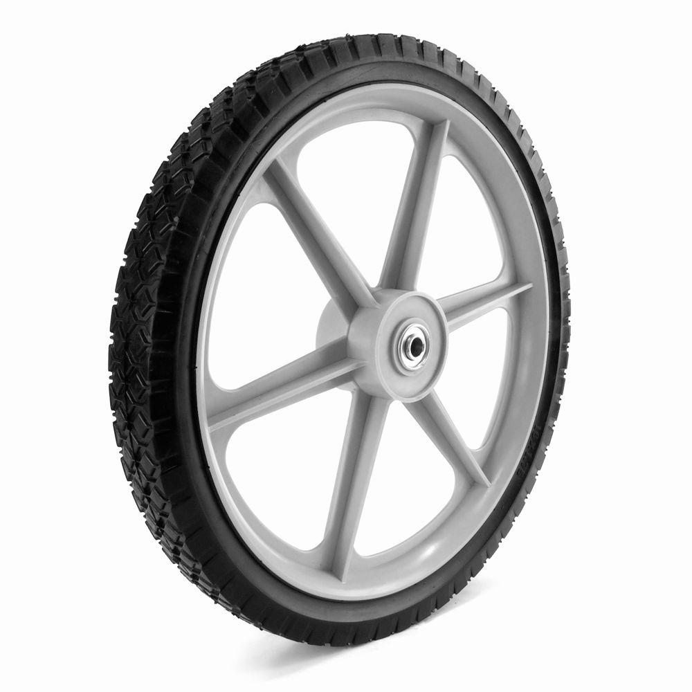 Martin Wheel 16X1.75 Plastic Spoke Semi-Pneumatic Wheel 1/2 in. Ball ...