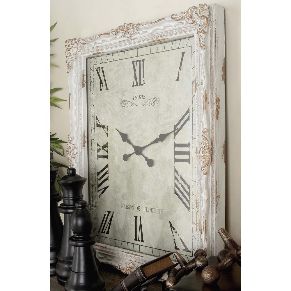 Litton Lane 36 In X 27 Traditional Rustic Carved Wood