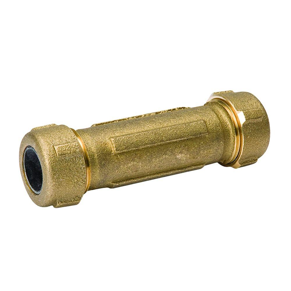 B&K Faucets 1 in. Lead Free Brass FPT Compression Coupling160305NL