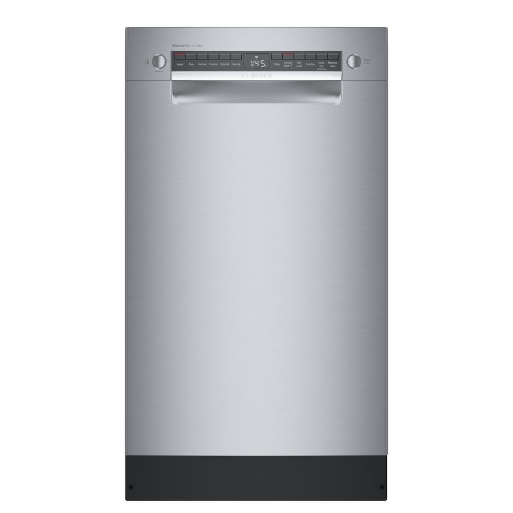 Bosch 800 Series 18 In. ADA Compact Front Control Dishwasher In ...