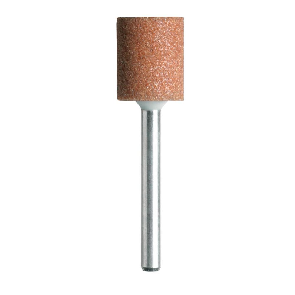 Dremel 3 8 In Rotary Tool Aluminum Oxide Cylinder Shaped General Purpose Grinding Stone 932 The Home Depot