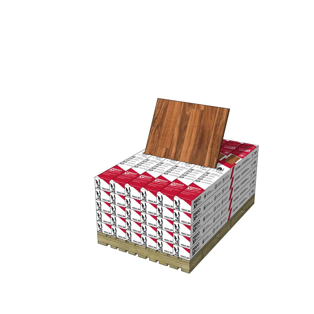 Pergo XP Hawaiian Curly Koa 10 mm Thick x 47/8 in. Wide x 477/8 in