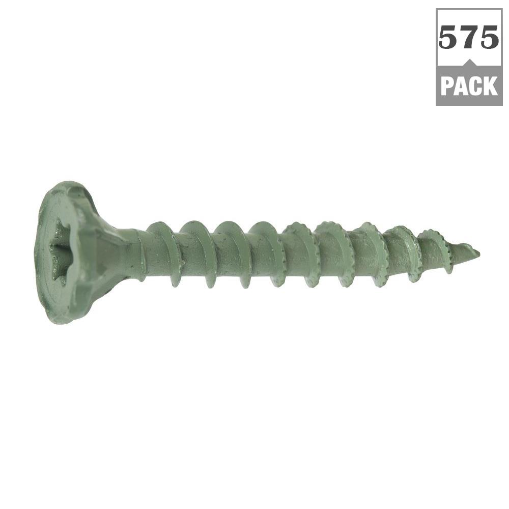 BackerOn 9 x 15/8 in. Serrated Head Star Drive Cement Board Screws