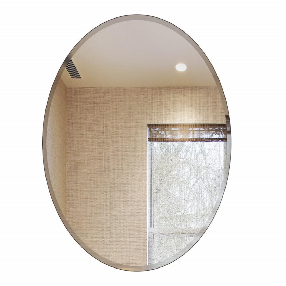 Fab Glasirror 22 In X 30 Oval Beveled Polish