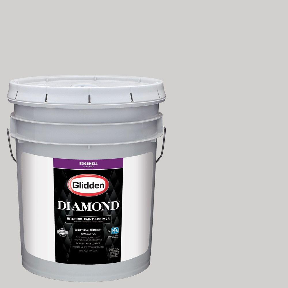 Glidden Diamond 5 gal. HDGCN57U Wisdom Grey Eggshell Interior Paint