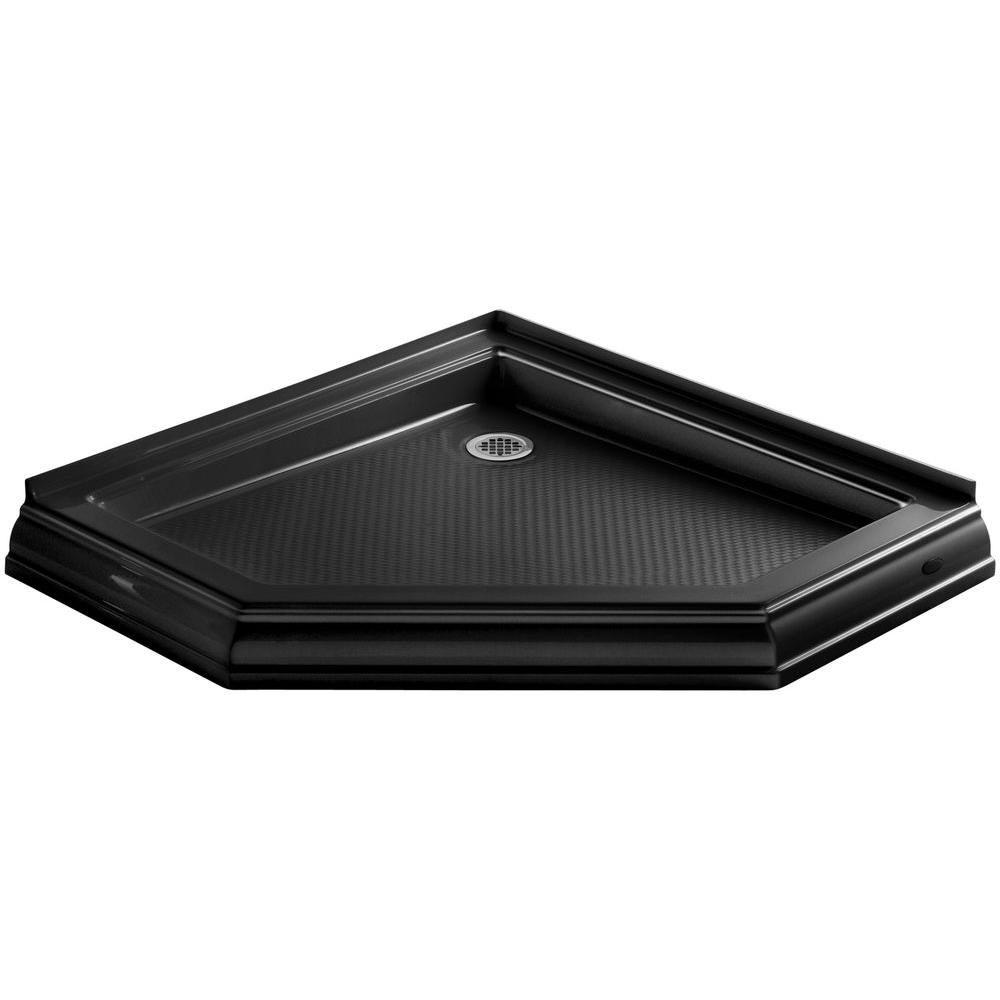 KOHLER Memoirs 48 in. x 34 in. Double Threshold Shower Base in Biscuit