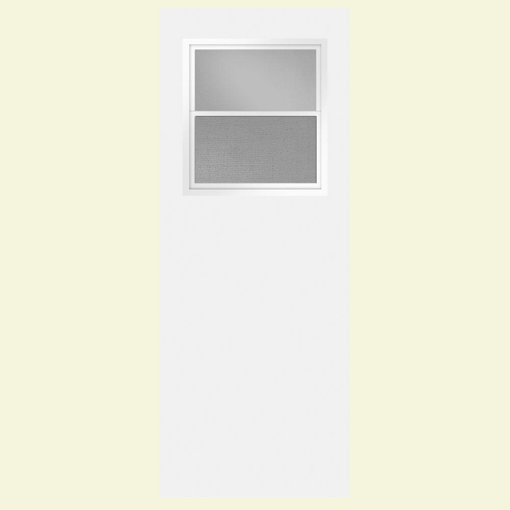 Masonite 36 in. x 80 in. Smooth Flush Hardboard Ventlite Solid Core