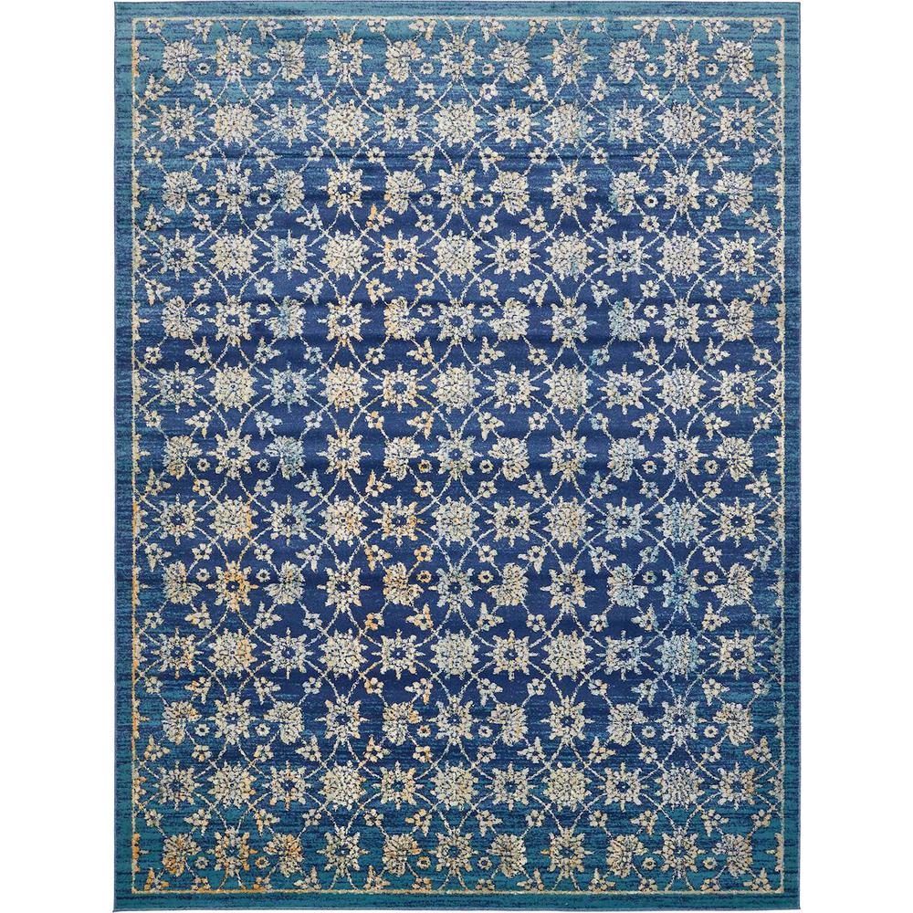 Unique Loom Oslo Indre By Navy Blue 10 0 X 13 Area Rug