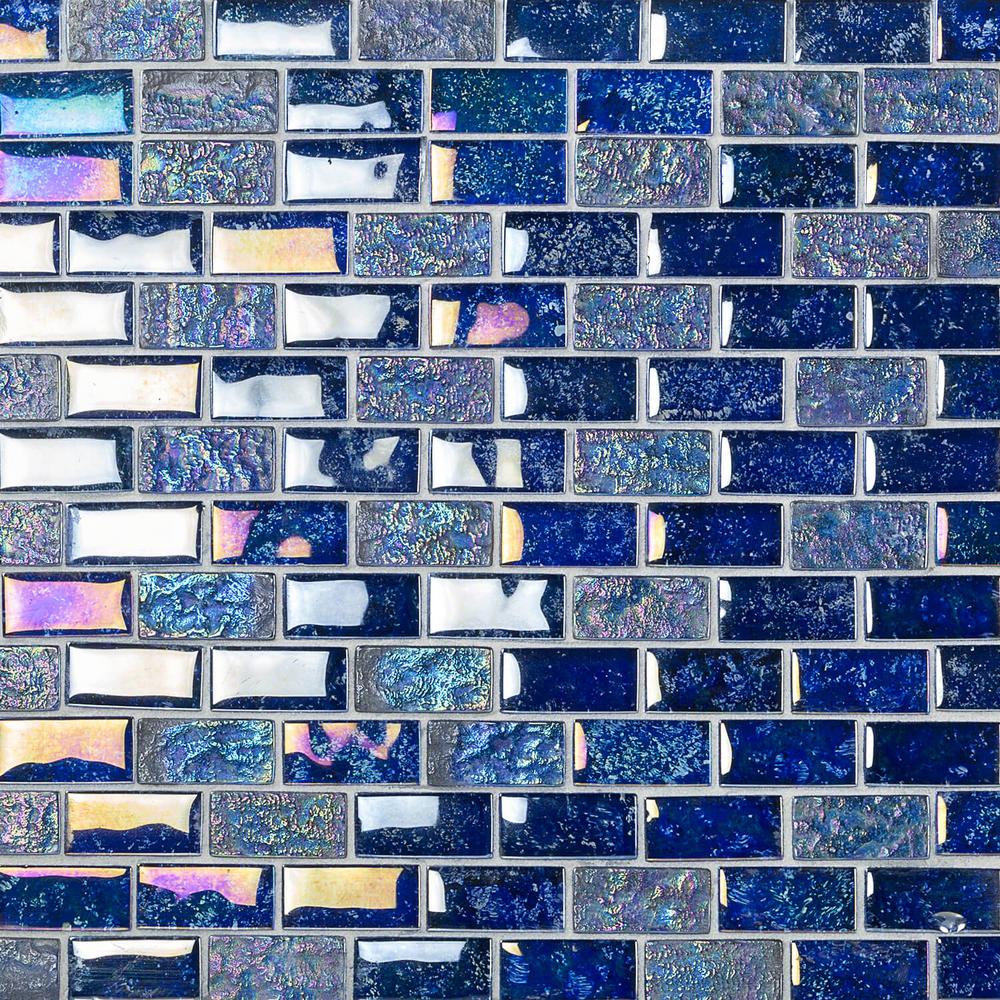 Ivy Hill Tile Marina Iridescent Indigo Brick 11 3 4 In. X 11 3 4 In. 8 