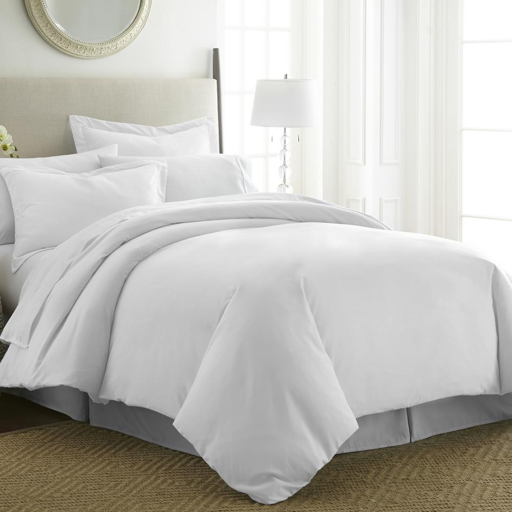 Becky Cameron Performance White Queen 3 Piece Duvet Cover Set Ieh