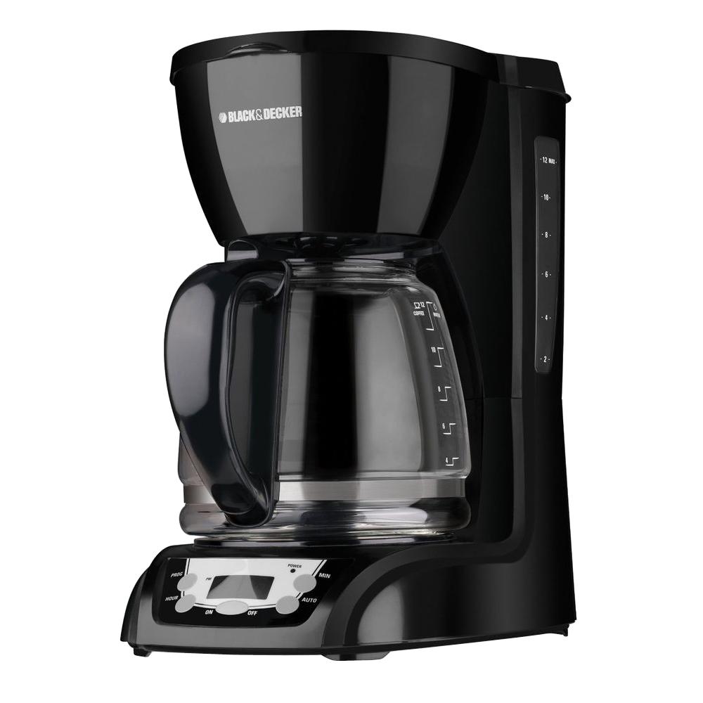 Black and Decker 12-cup Programmable Coffeemaker CM1165GY