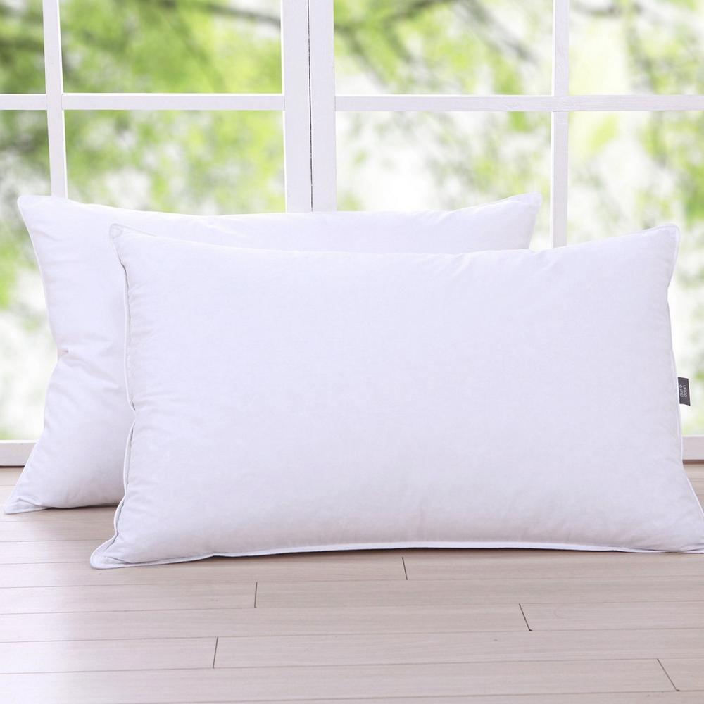 Puredown Triple Chamber Feather And Down Pillow Twin Pack Queen
