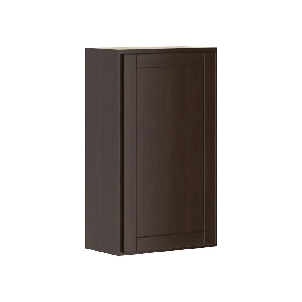 Hampton Bay Princeton Shaker Assembled 21x36x12 In Wall Cabinet