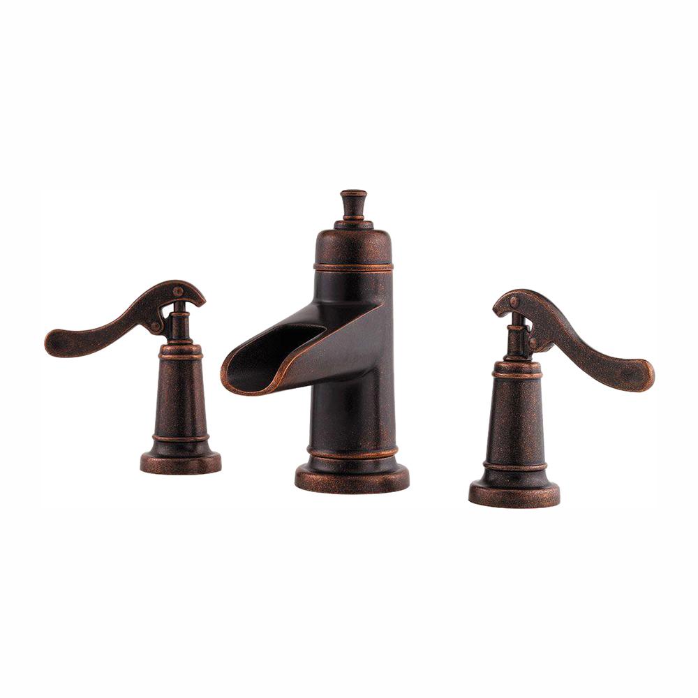 Rustic Bronze Pfister Widespread Bathroom Sink Faucets Lg49 Yp1u 64 1000 