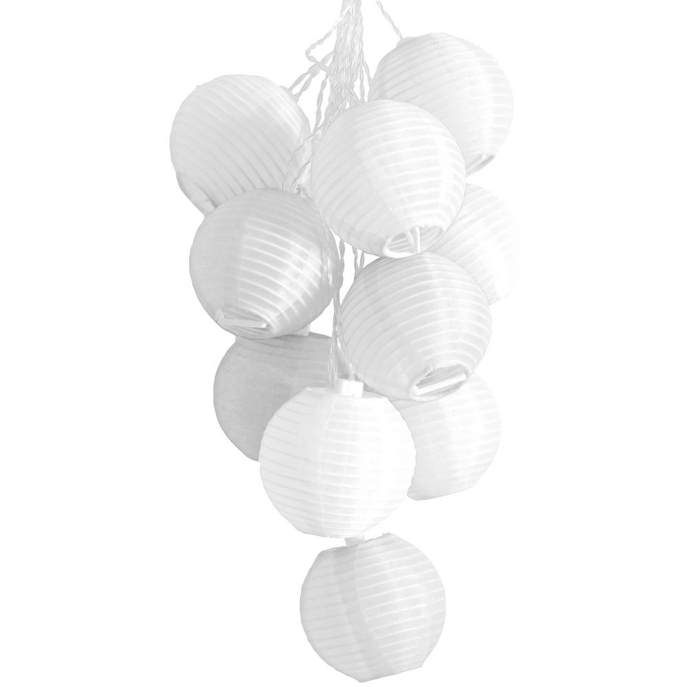 Allsop Glow Outdoor Solar 10 Light Integrated Led White String Set