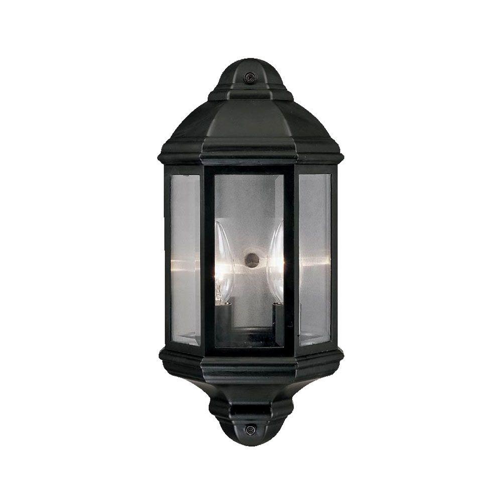 Acclaim Lighting Pocket Lantern Collection 2Light Matte Black Outdoor