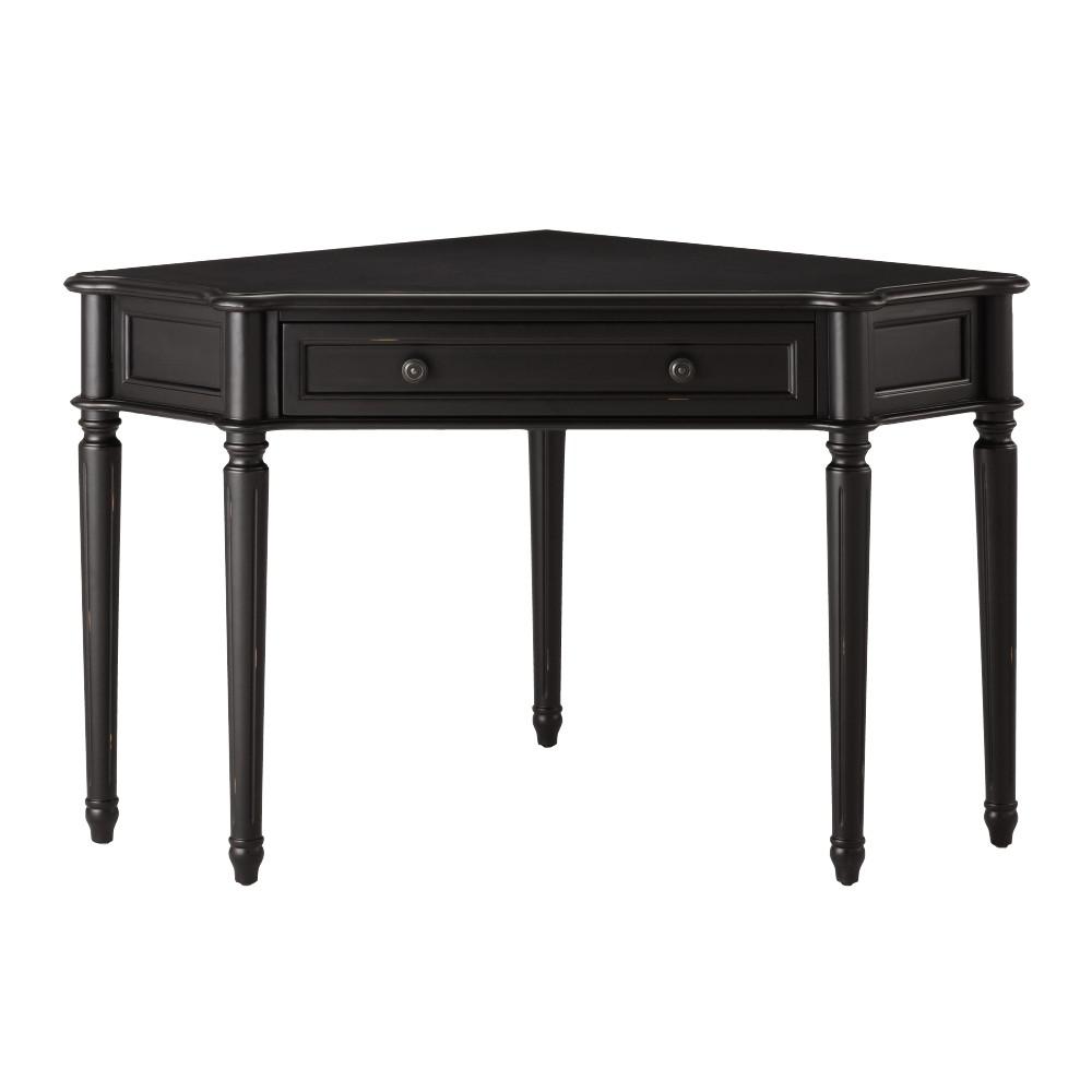 Martha Stewart Living Home Office Furniture The Ingrid Rubbed Black Desk