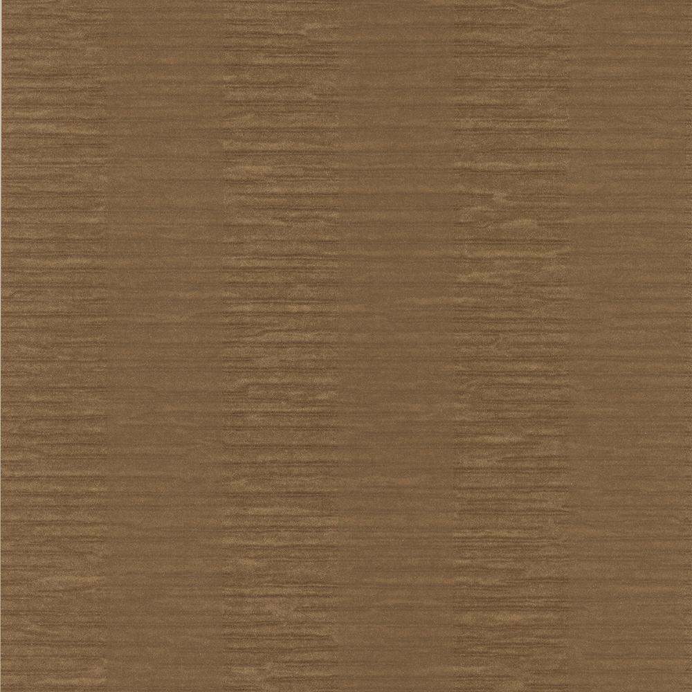 UPC 091212545571 product image for Kenneth James Karmen Brown Crepe Stripe Strippable Wallpaper Covers 56.4 sq. ft. | upcitemdb.com