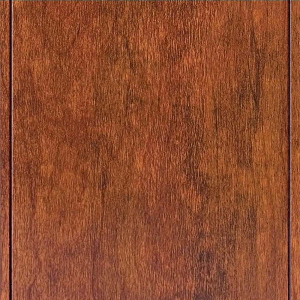 Hampton Bay High Gloss Keller Cherry 8 mm Thick x 5 in. Wide x 473/4