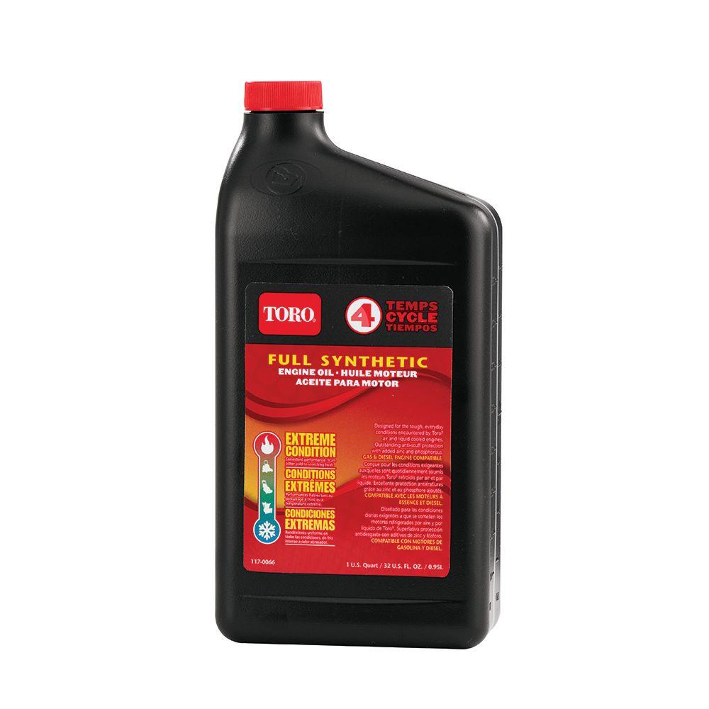 Toro Full Synthetic Oil (32 oz. Bottle)-117-0066 - The Home Depot