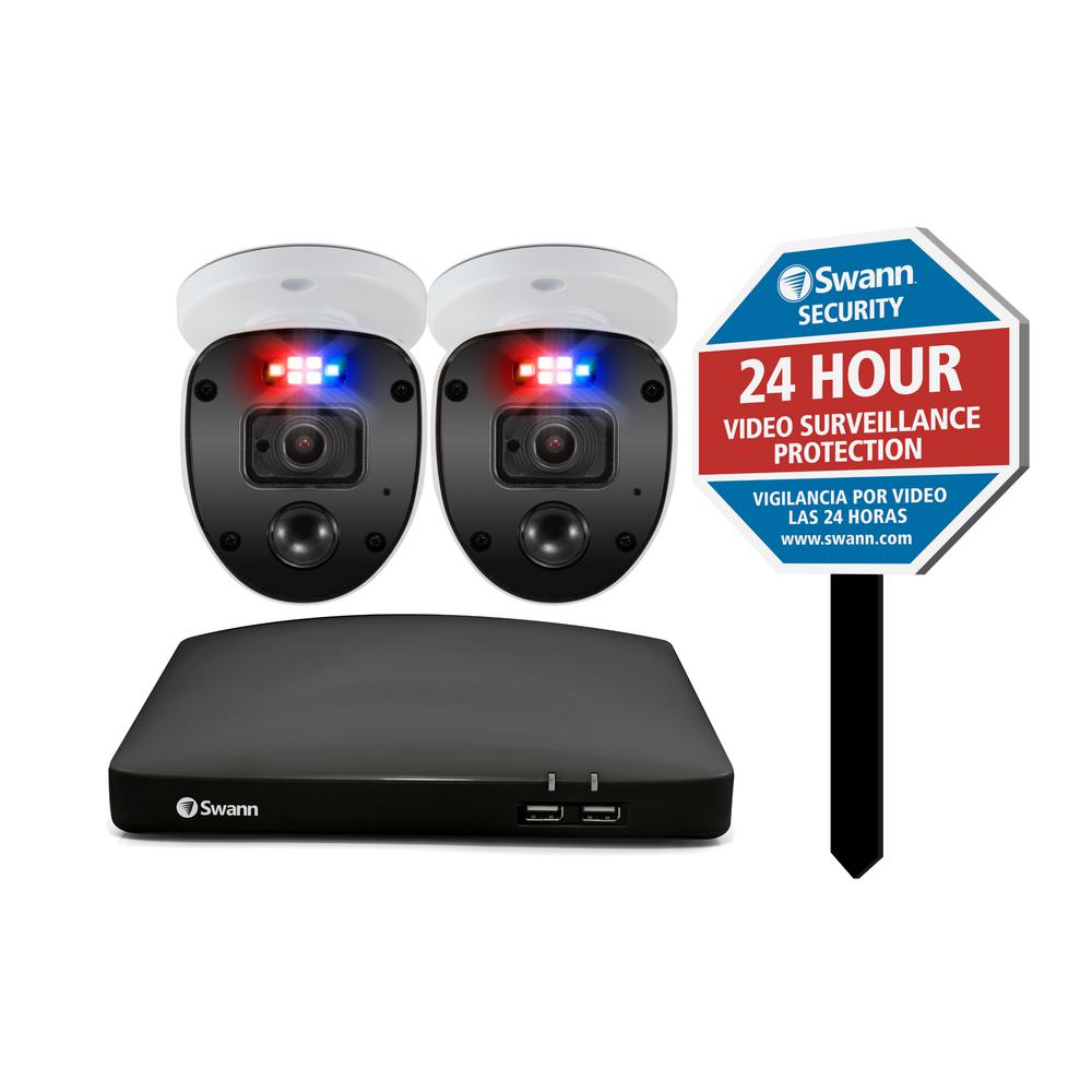 2 camera security system with dvr