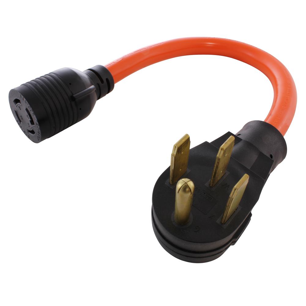Generator Adapter Cord 4-Prong Locking male Plug 30AMP to 30AMP Generator 18/"