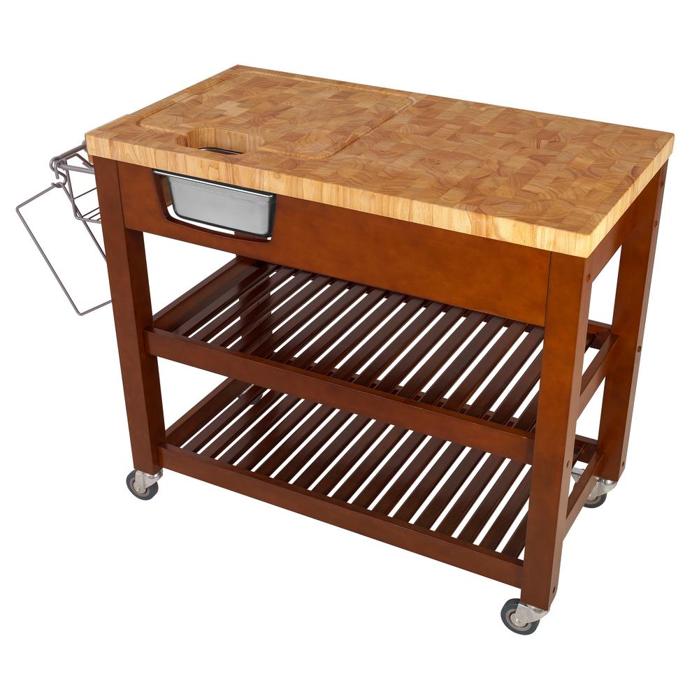 Chris And Chris Espresso Kitchen Work Station Jet7749 The Home Depot