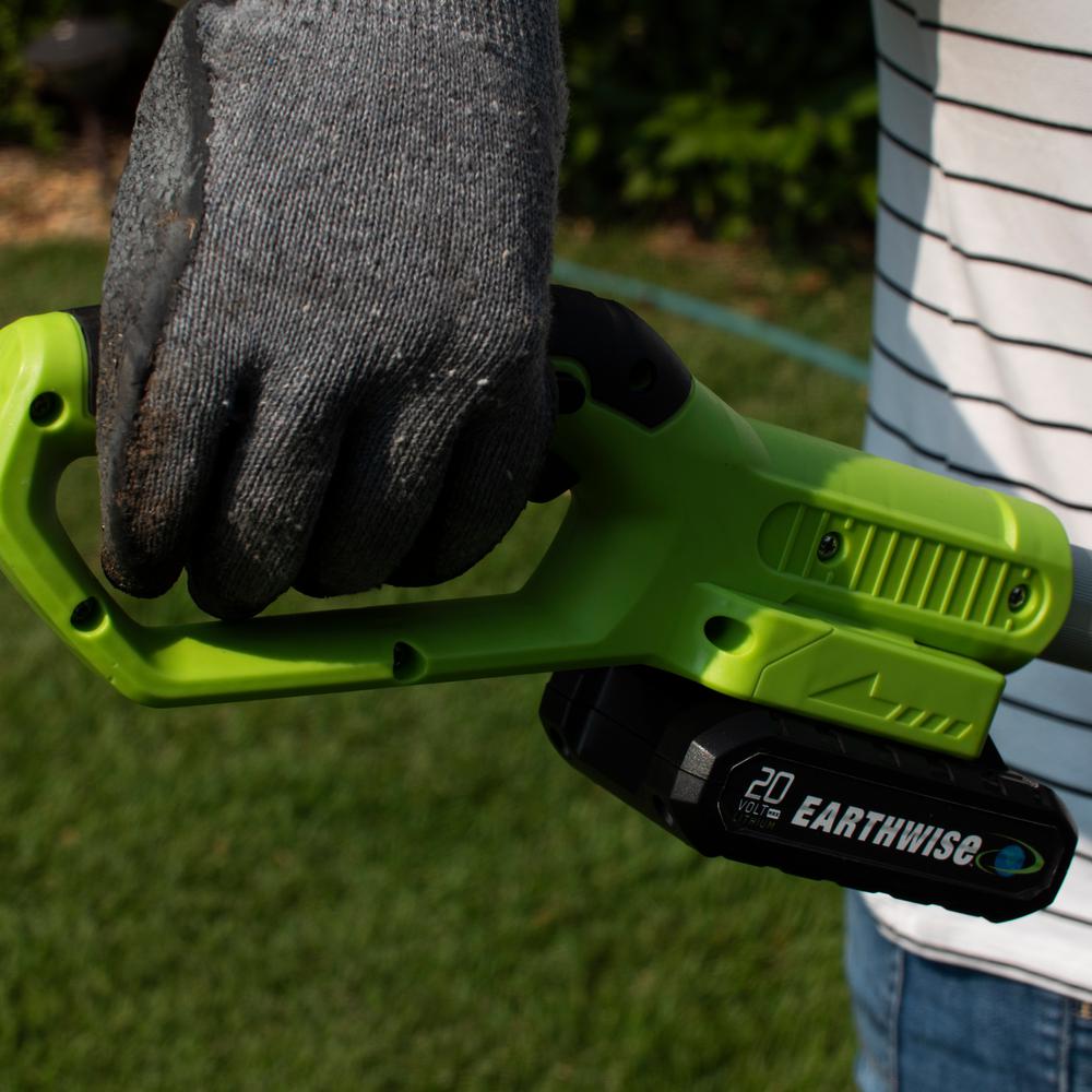 earthwise trimmer battery