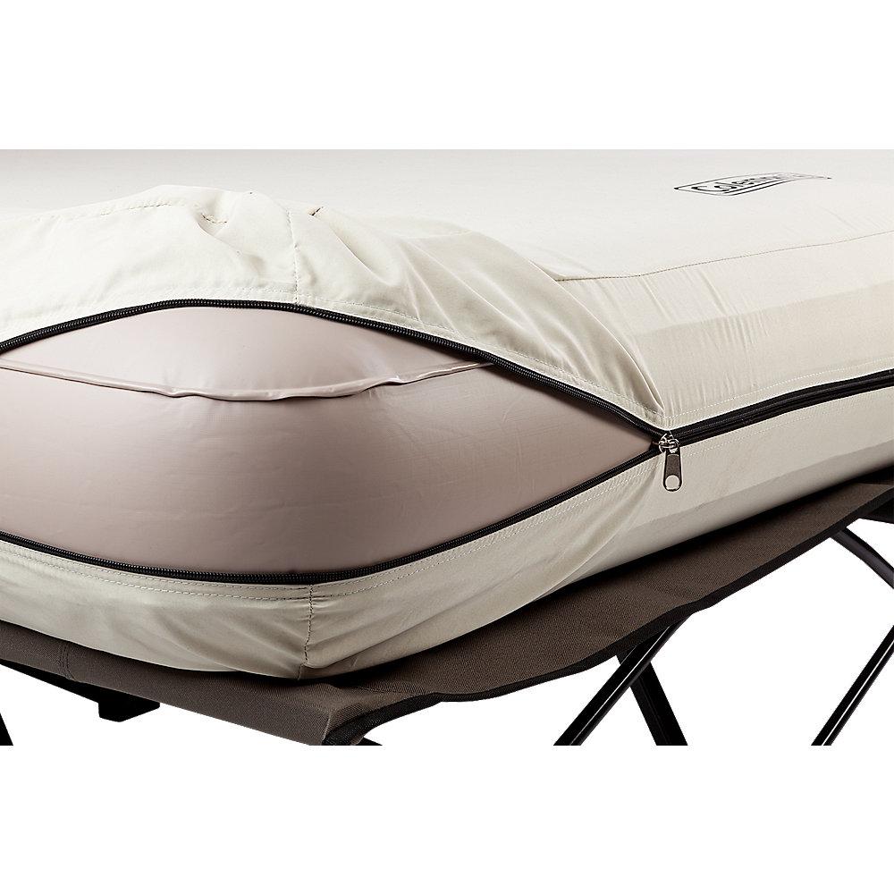 coleman queen framed airbed cot