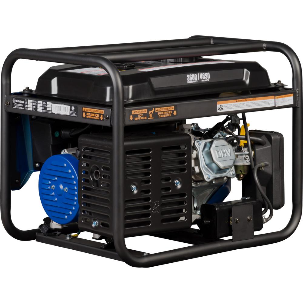 Westinghouse Portable Gas Generator 3600W RV-Ready 212cc 4-Stroke Auto ...