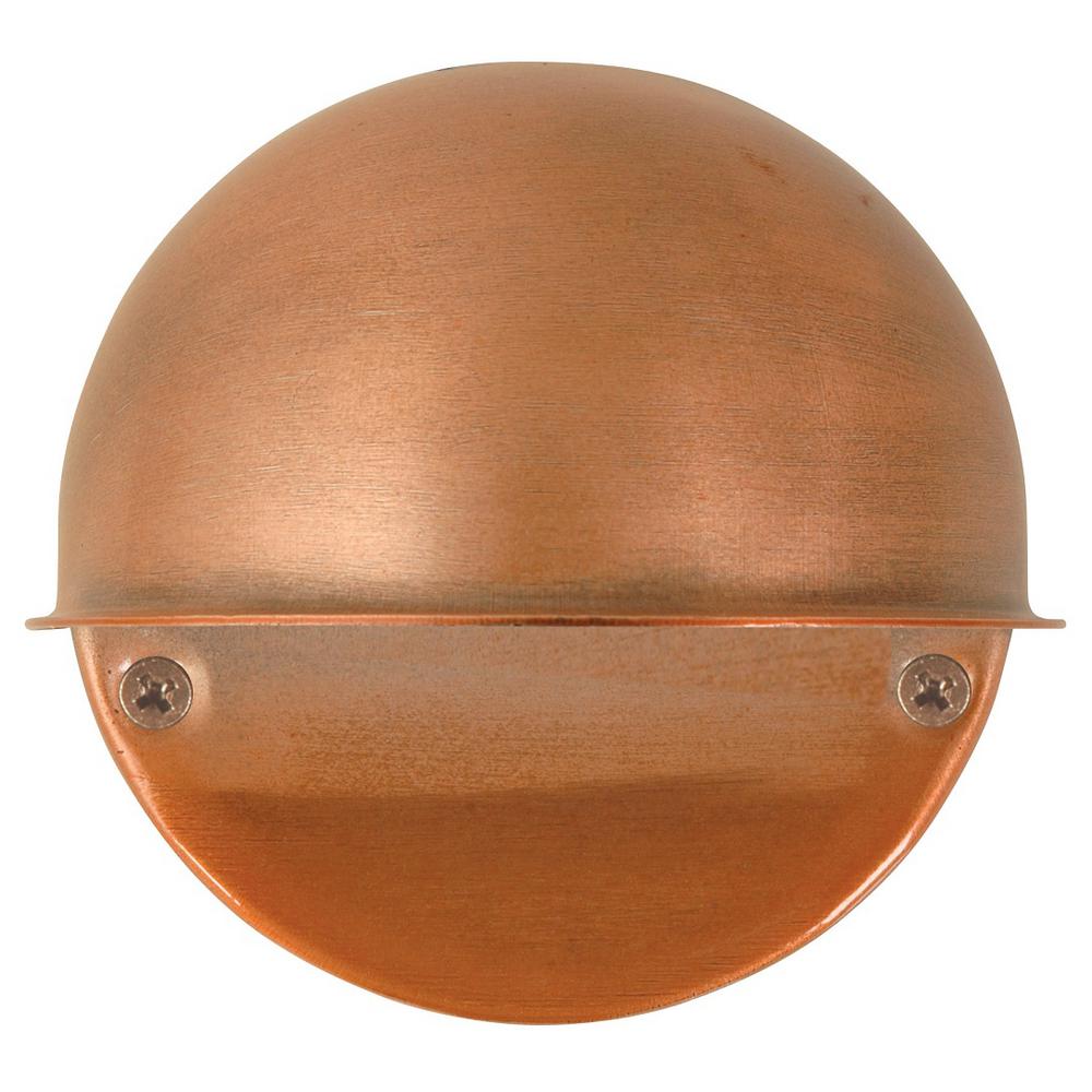 Moonrays Low Voltage Antique Copper 1 Light Circular Mount Deck Moonrays Low Voltage Antique Copper 1 Light Circular Mount Deck