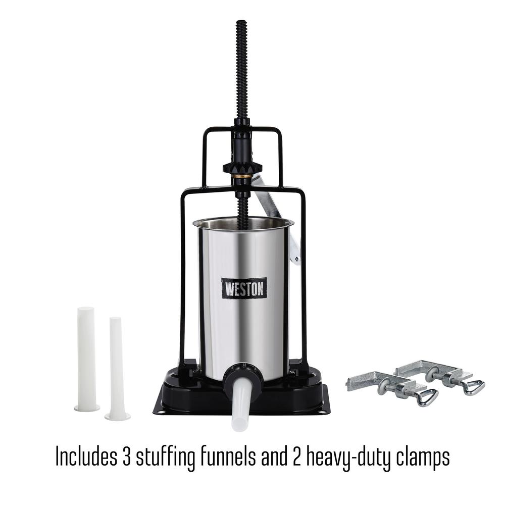 Weston 5 lb. Capacity Vertical Sausage Stuffer 860501W The Home Depot