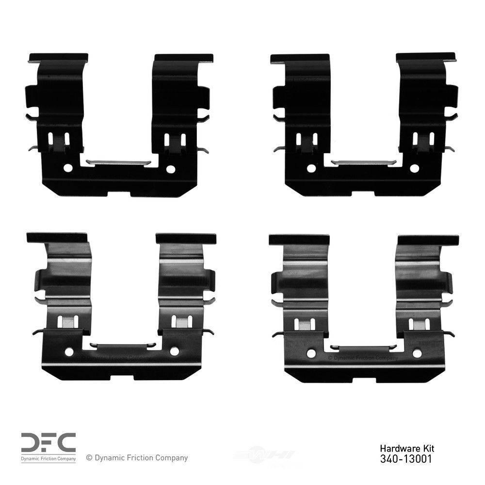 Dynamic Friction Company 5000 Euro Ceramic Brake Pads and Hardware