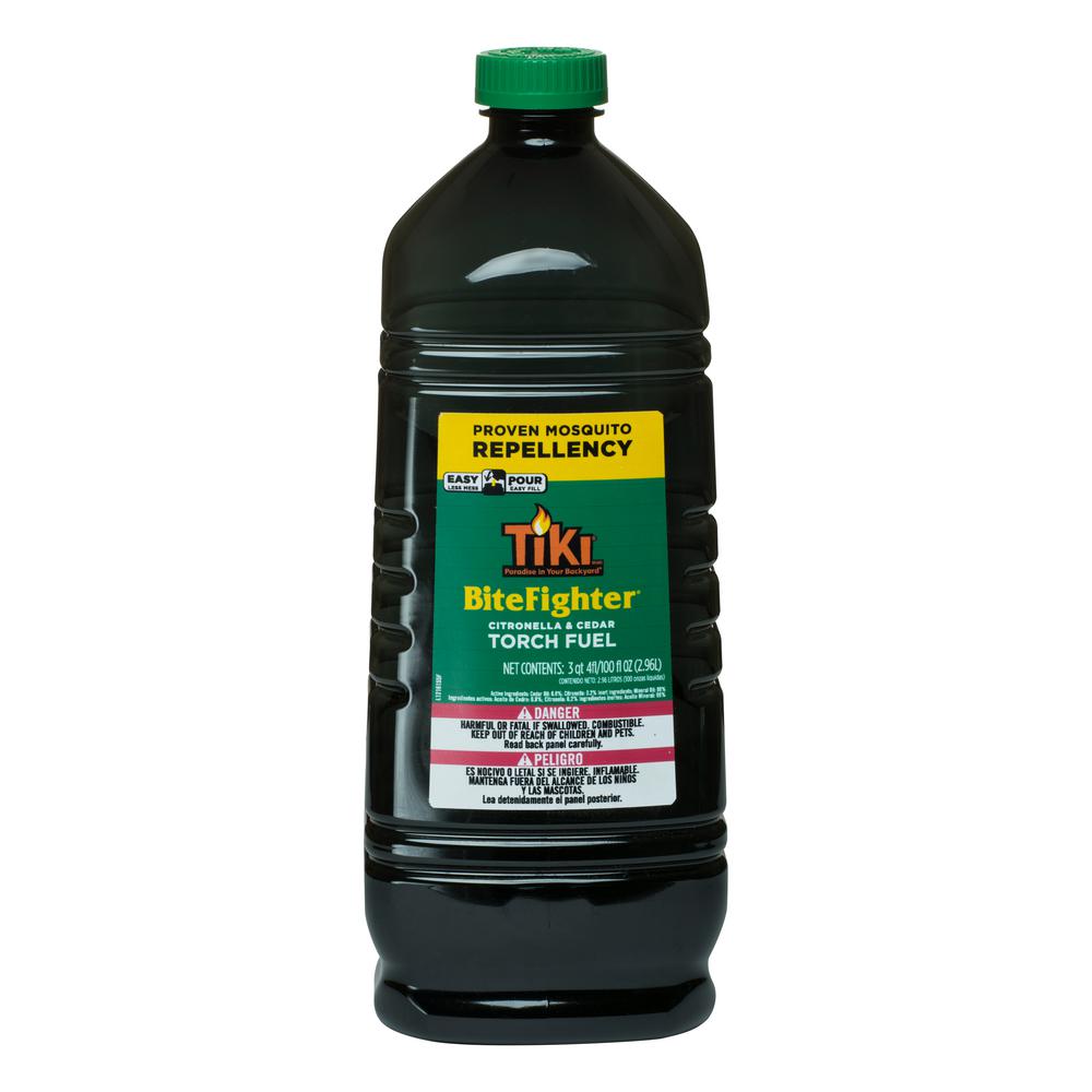 Tiki 100 Oz Bitefighter Torch Fuel With Easy Pour System 1215092 Bitefighter Torch Fuel With Easy Pour System