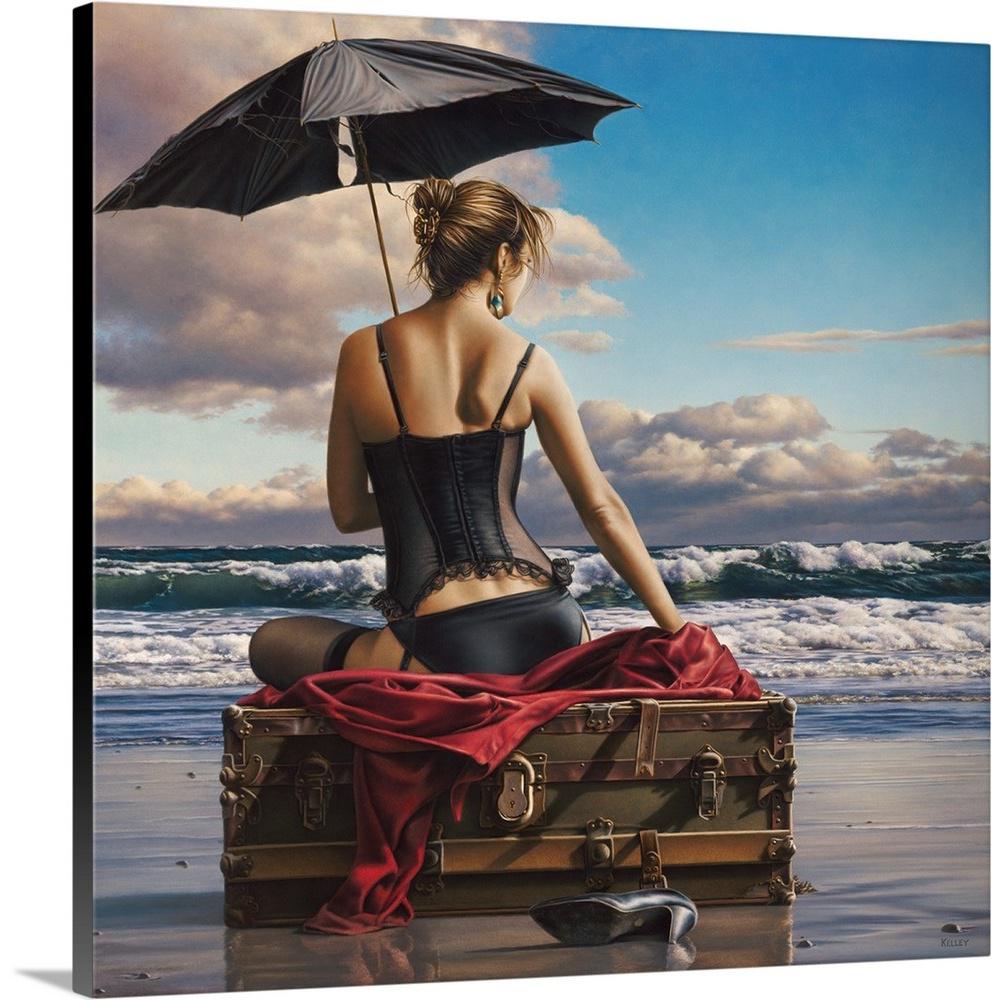 Greatbigcanvas On The Edge Of The World By Paul Kelley Canvas Wall Art 24 36x36 The Home Depot