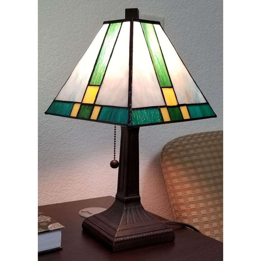 turquoise desk lamp