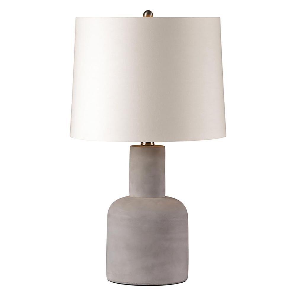 Renwil Concept 20 In Gray Table Lamp Lpt603 The Home Depot Renwil Concept 20 In Gray Table Lamp