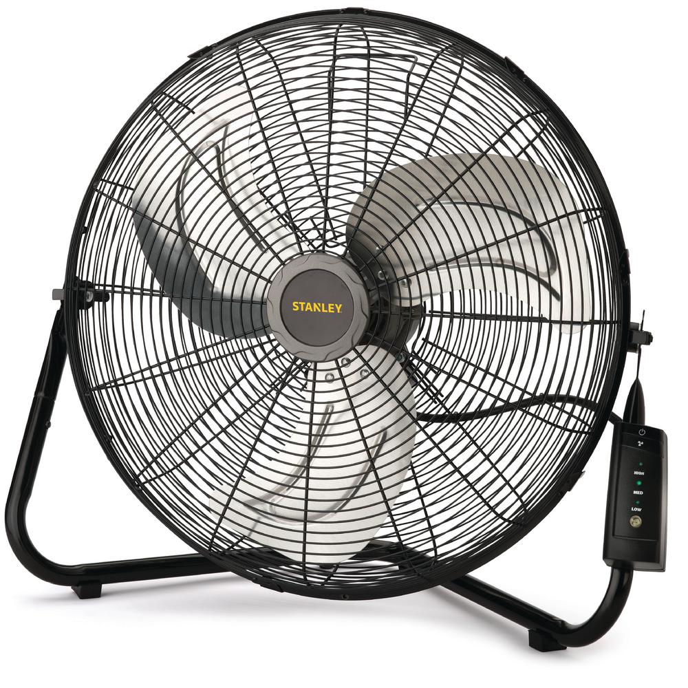 20 In High Velocity Floor Fan With Remote Control